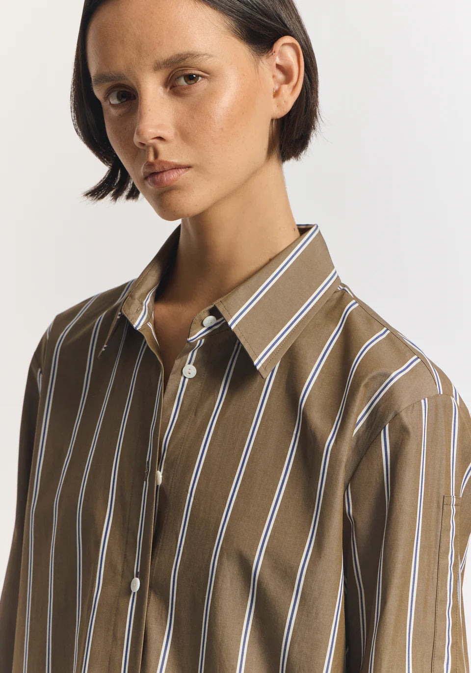 Confession Shirt - Colonades Stripe