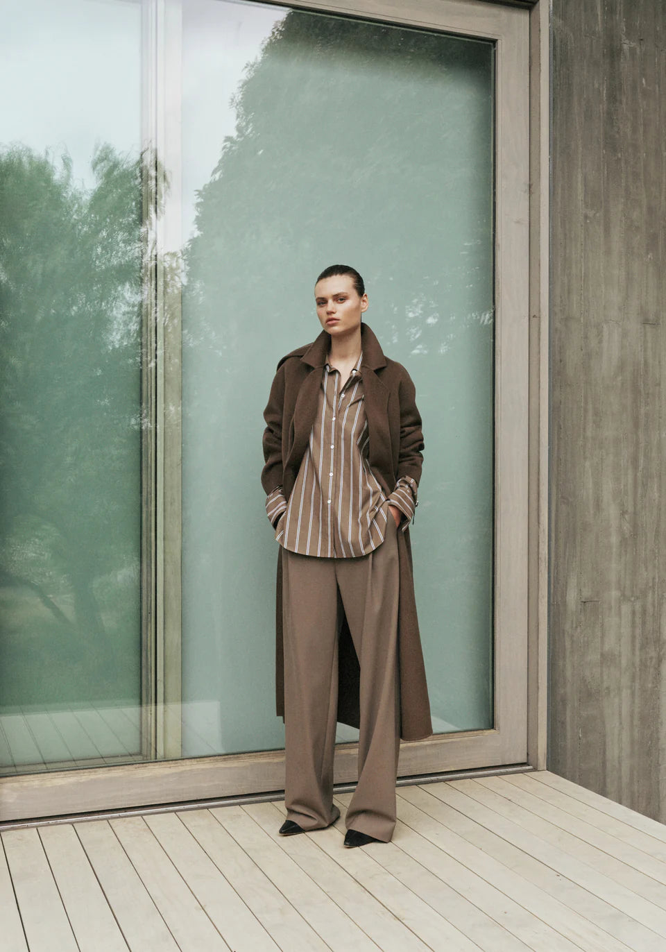 Confession Shirt - Colonades Stripe