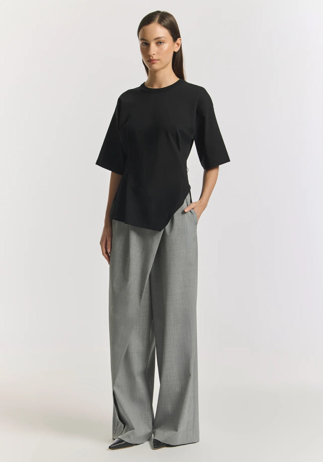 Aries Ponte Tee - Black