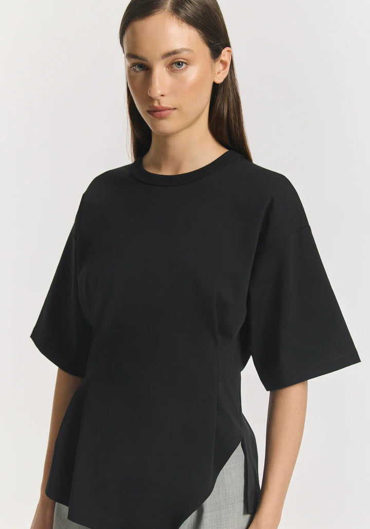 Aries Ponte Tee - Black