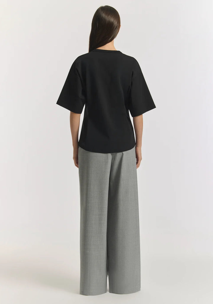 Aries Ponte Tee - Black