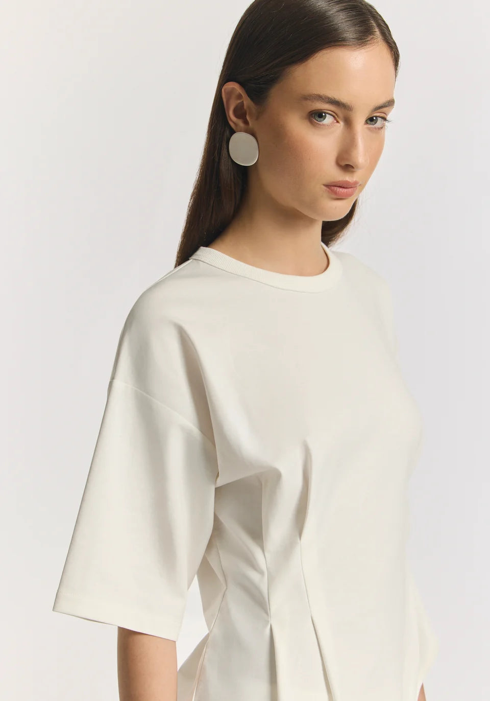 Aries Ponte Tee - Ivory