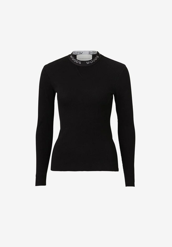Viktoria & Woods Rib Black Tee