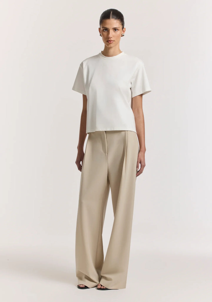 Stereo Ponte Tee - Ivory