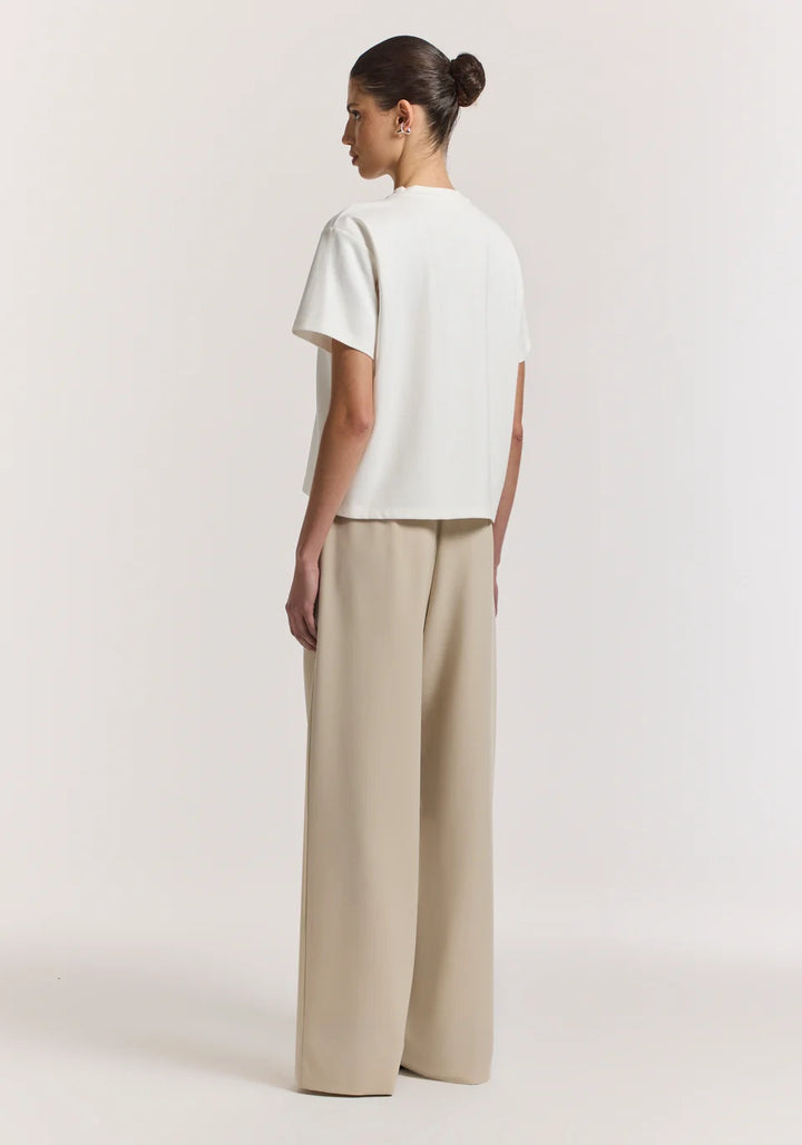 Stereo Ponte Tee - Ivory