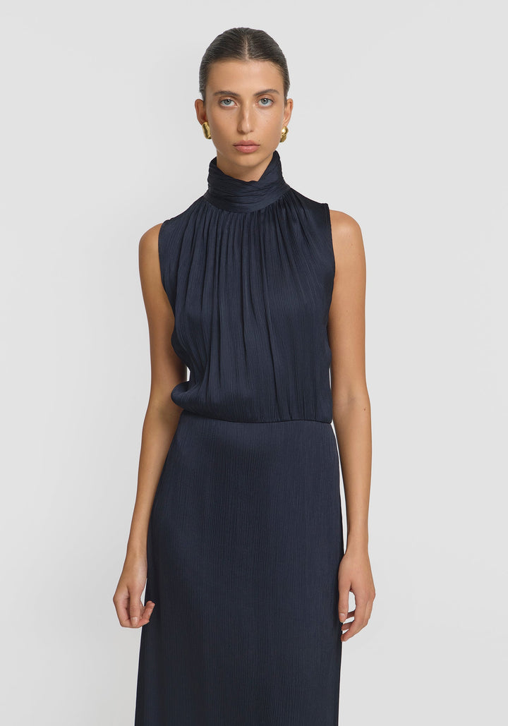Boulevard Dress - Midnight Navy