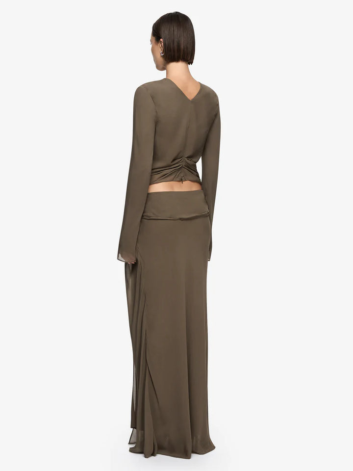 Briya Maxi Skirt - Twig