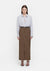 Darlington Wool Skirt - Burnt Umber