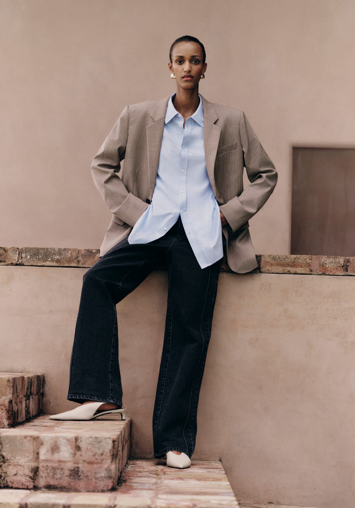Marmaduke Unisex Blazer - Dune Stripe