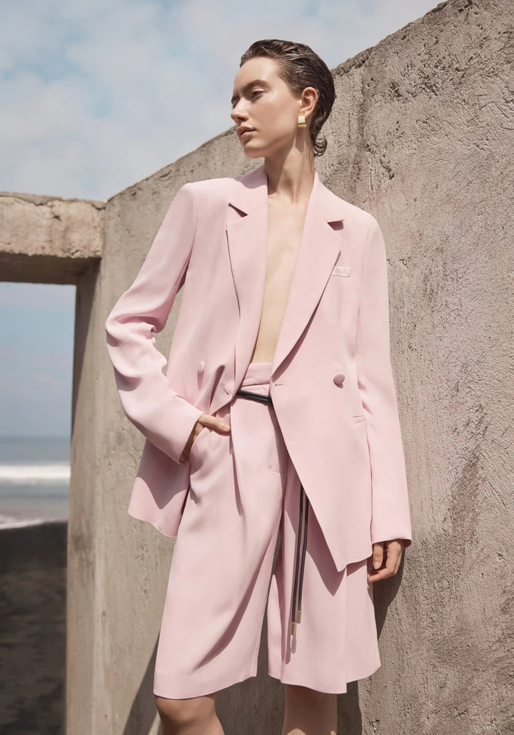 Bombshell Blazer - Rosewater