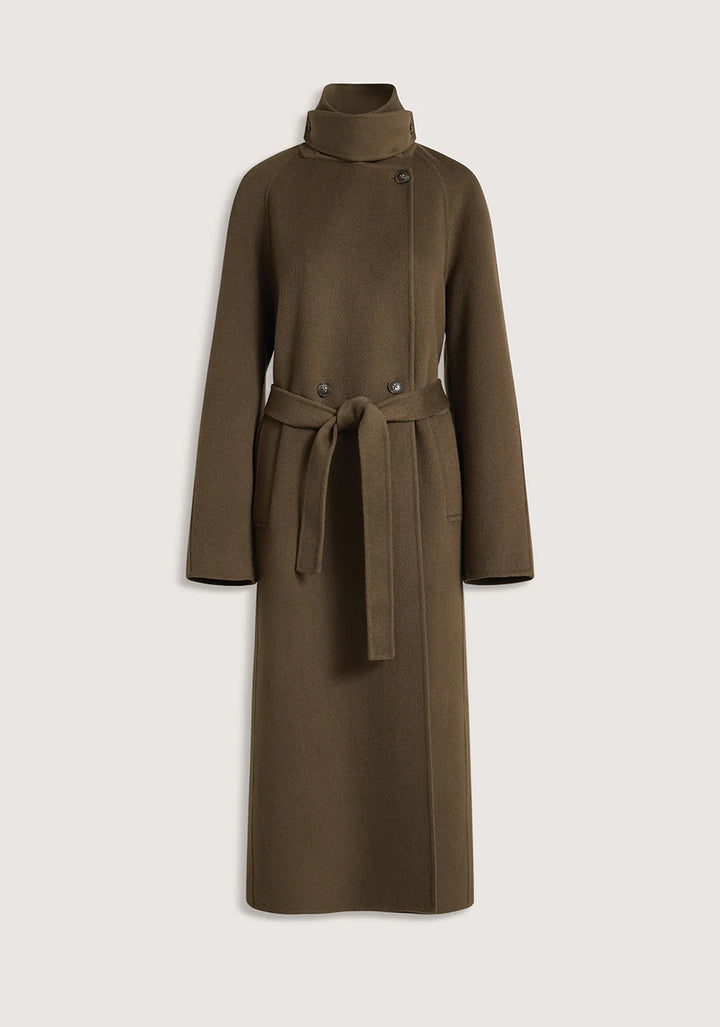 Hemingway Wool Coat - Khaki