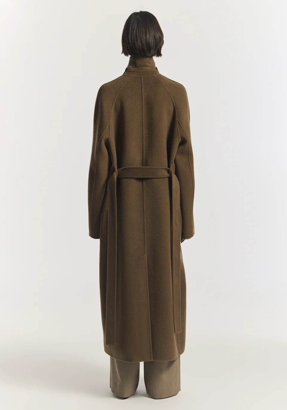 Hemingway Wool Coat - Khaki