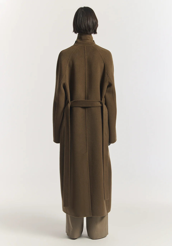 Hemingway Wool Coat - Khaki