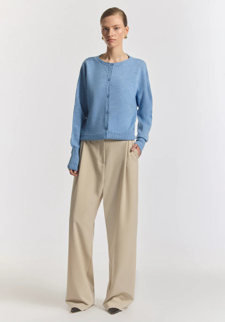 Hart Merino Cardigan - Portrait Blue