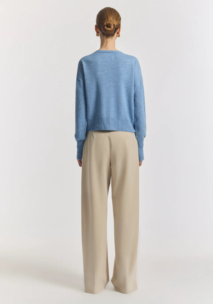 Hart Merino Cardigan - Portrait Blue