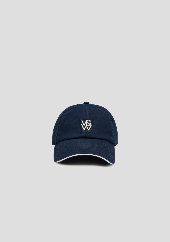 V&W Tipped Cap - Navy/Ivory