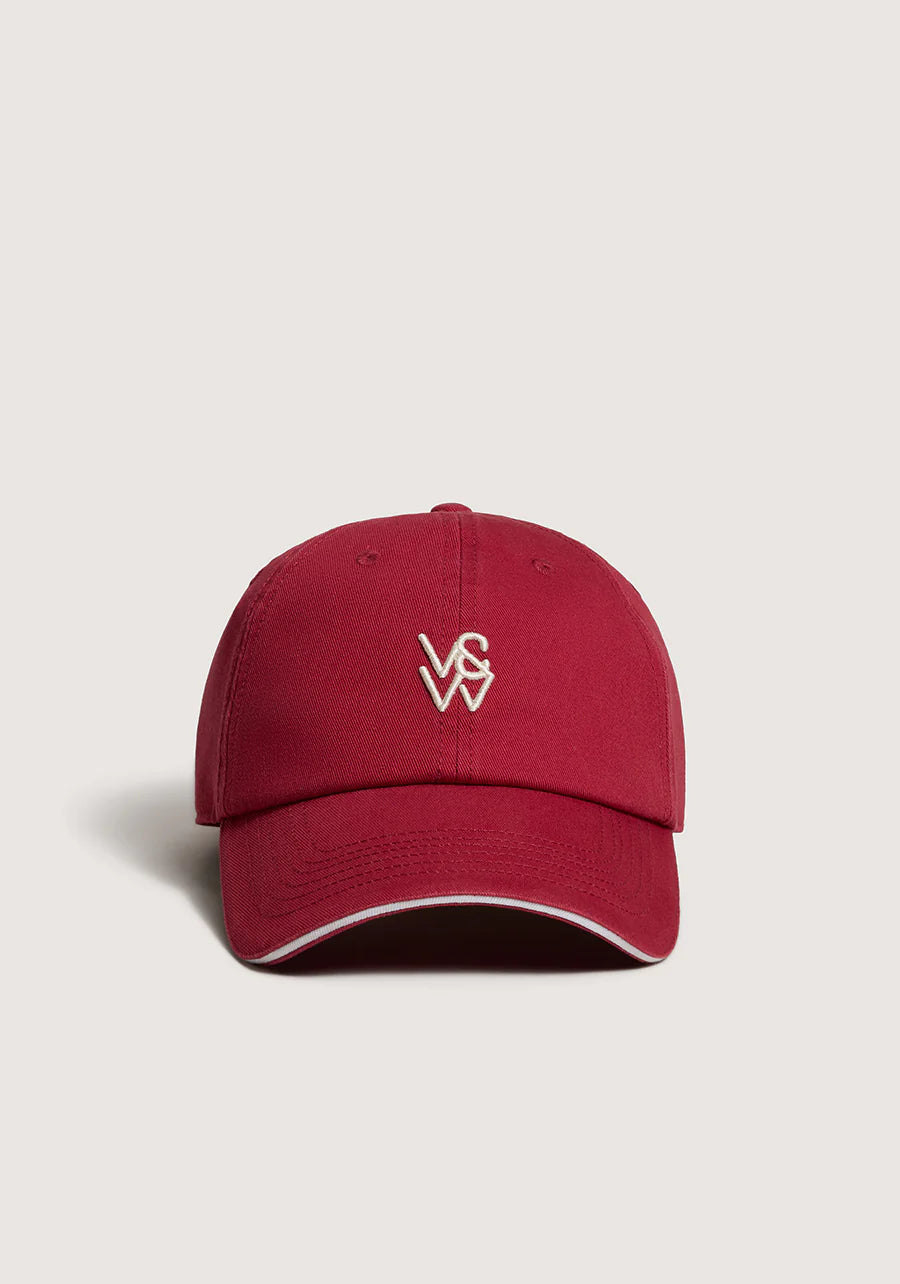 V&W Tipped Cap - Scarlet
