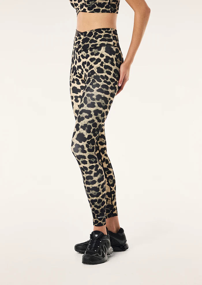 Wander Full Length Legging - Leopard Print
