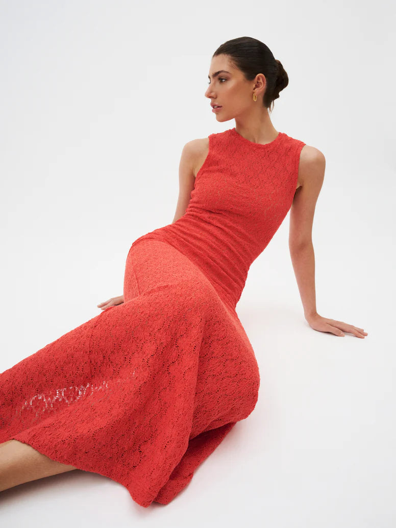 Theodore Dress - Scarlet