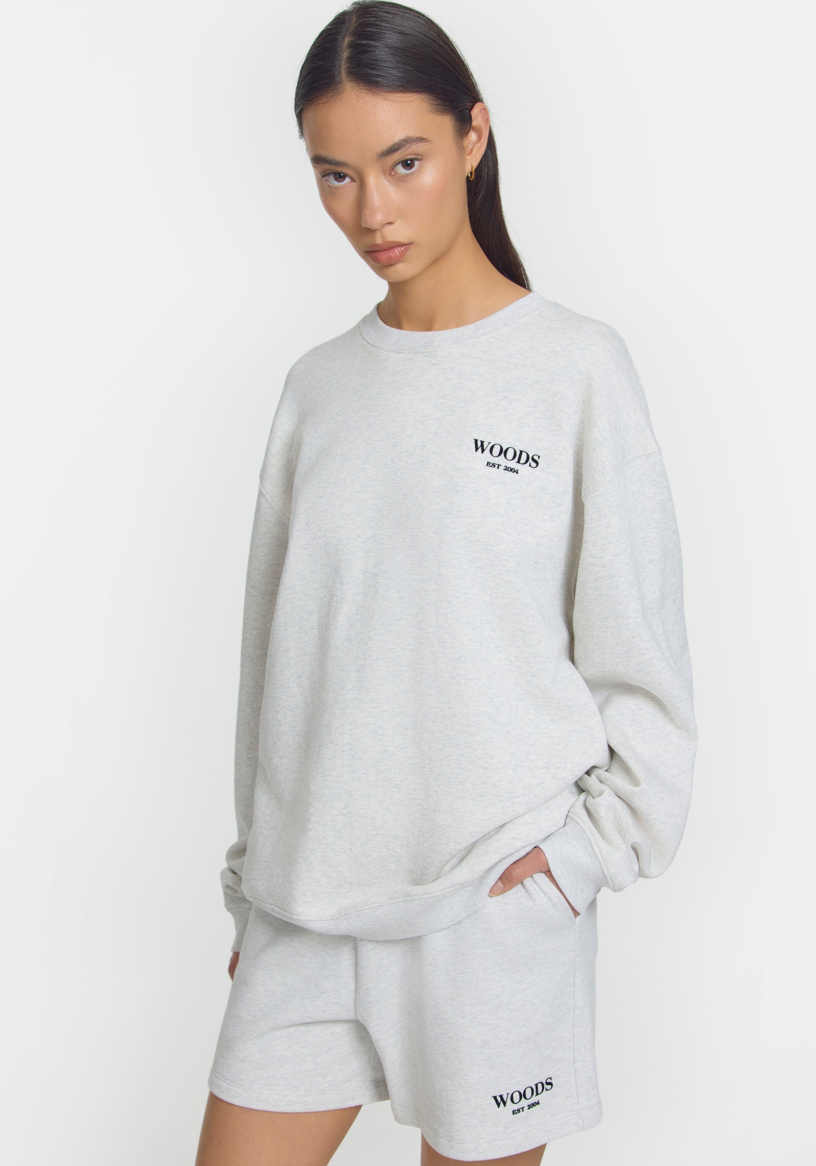 Woods and gray sweater new arrivals