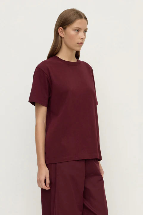 Base Tee - Merlot