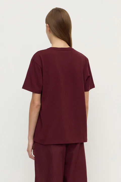 Base Tee - Merlot