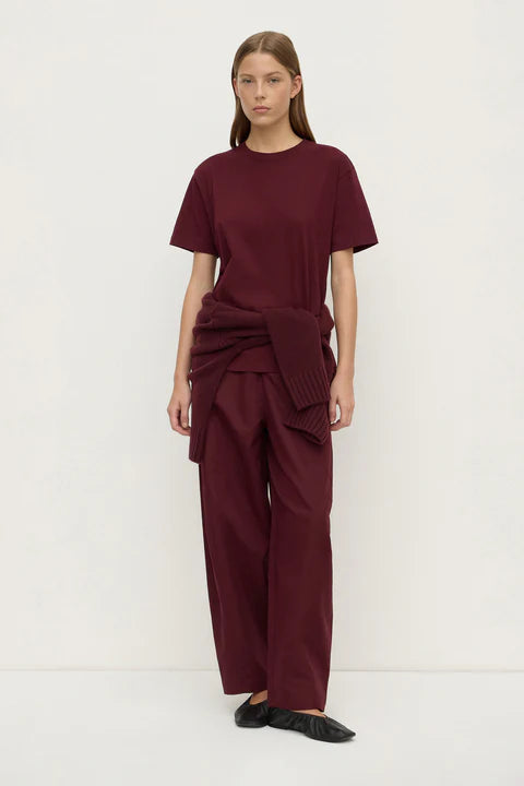 Base Tee - Merlot