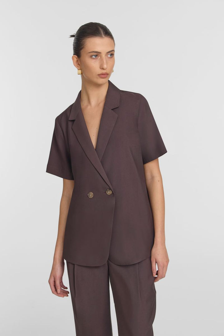 Hepburn Shirt - Chocolate