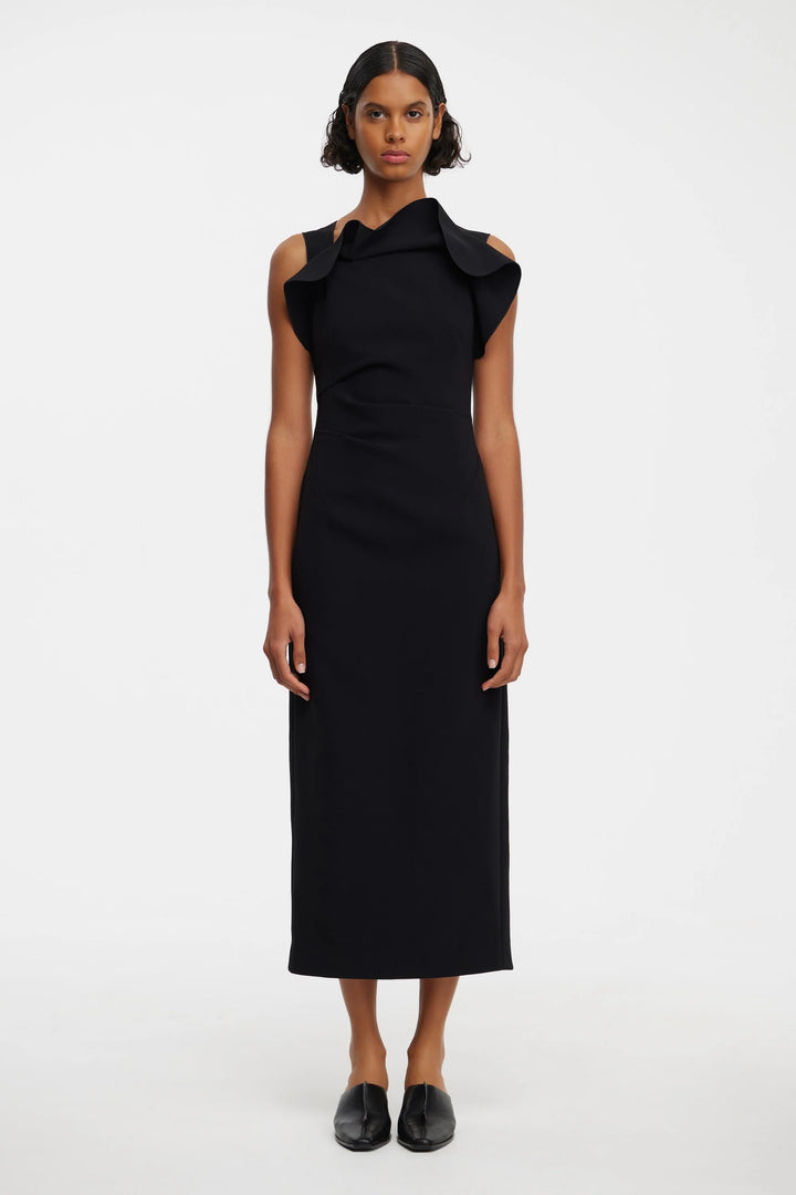 Warfield Midi Dress - Black
