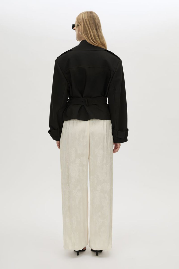 Asena Short Trench - Black