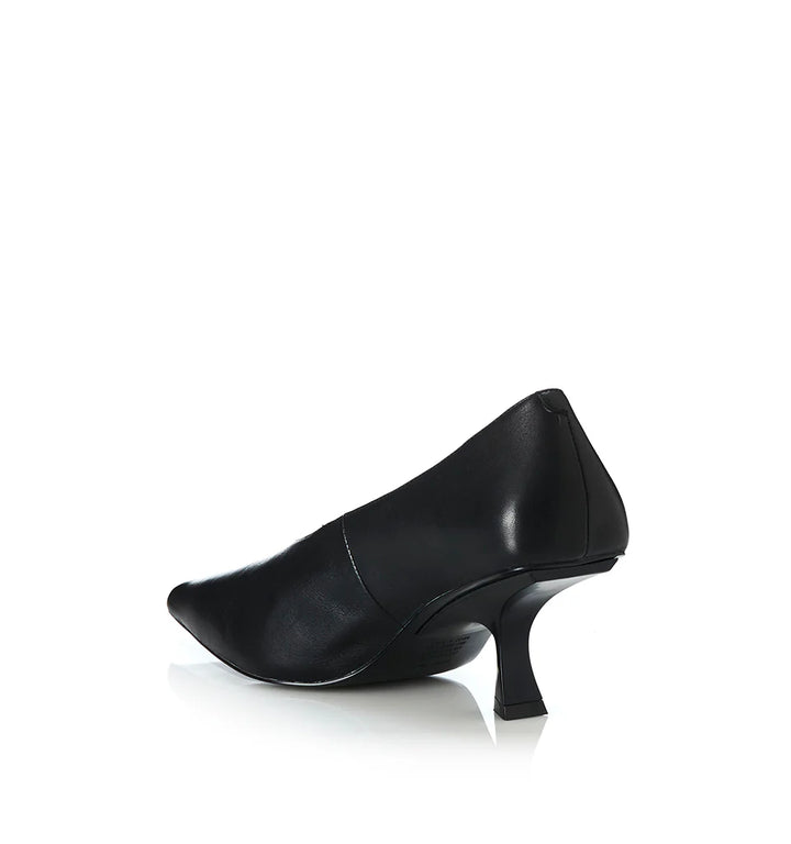 Frida Heel - Black Leather