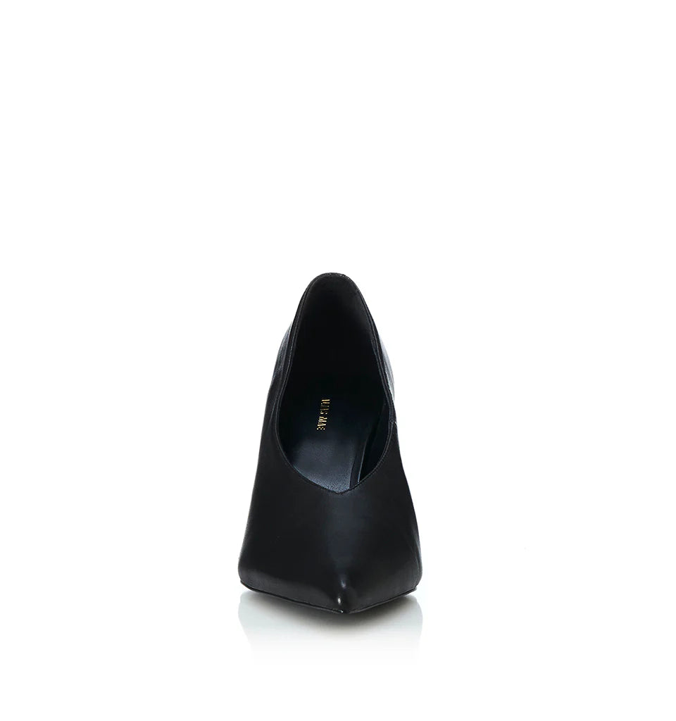 Frida Heel - Black Leather