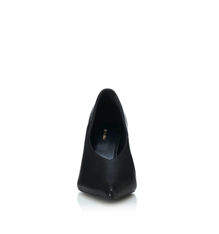 Frida Heel - Black Leather