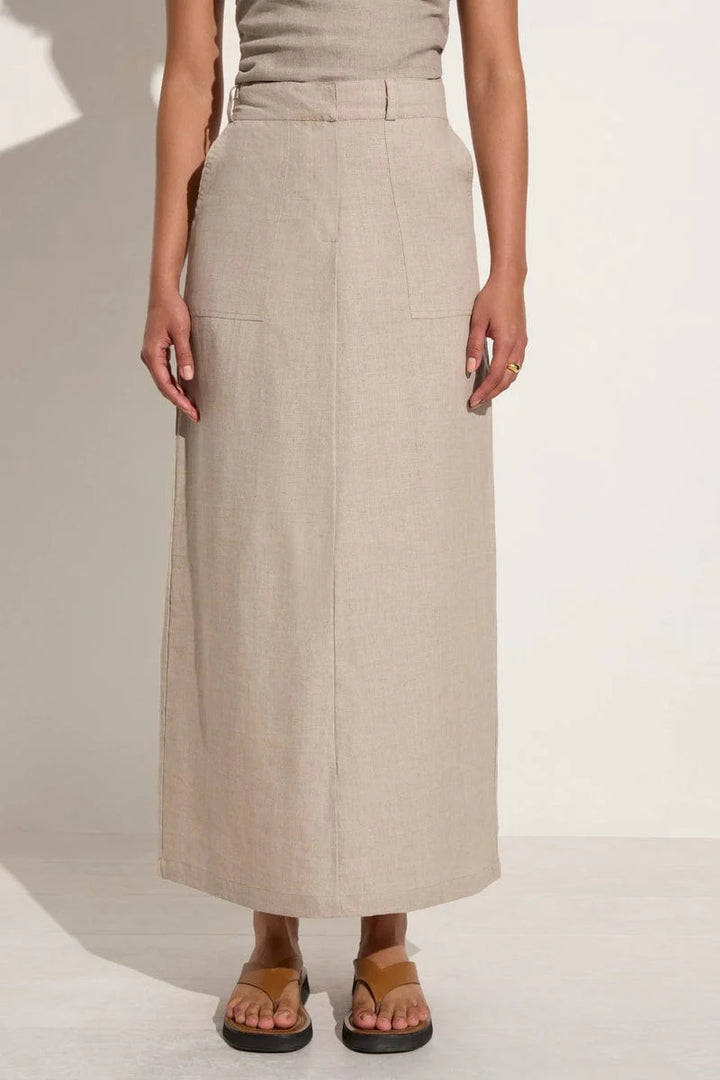 Amreli Maxi Skirt - Natural