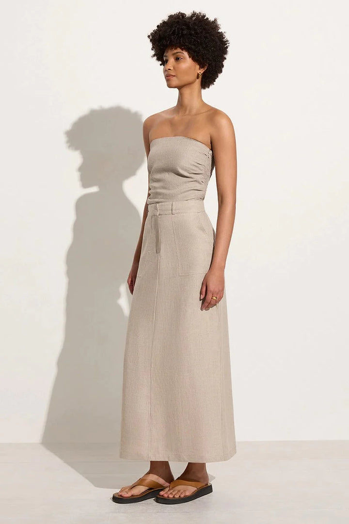 Amreli Maxi Skirt - Natural