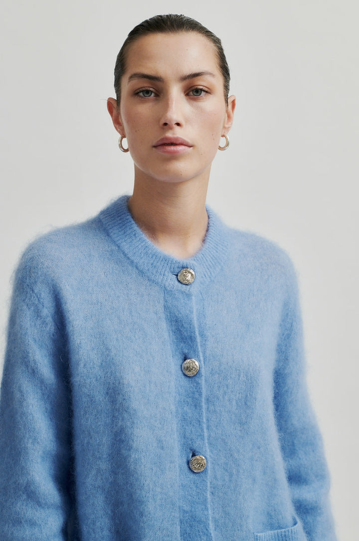 Anneleen Knit Cardigan - Vista Blue