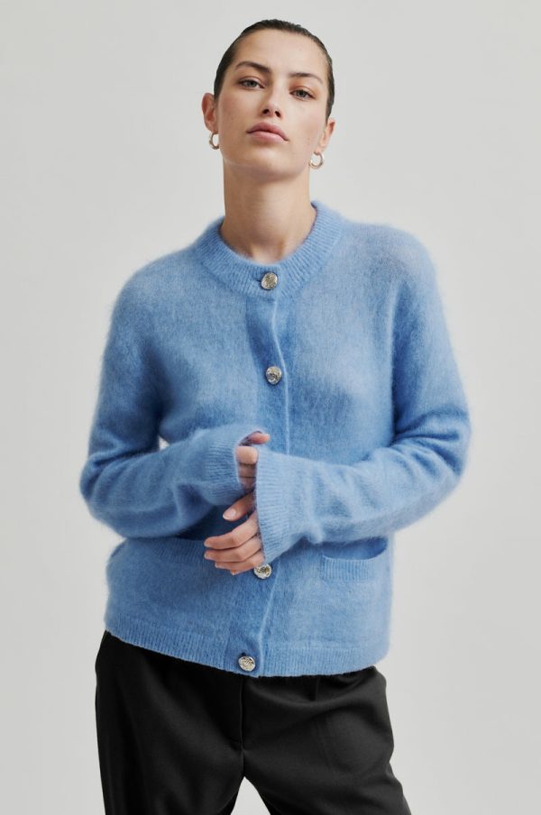 Anneleen Knit Cardigan - Vista Blue