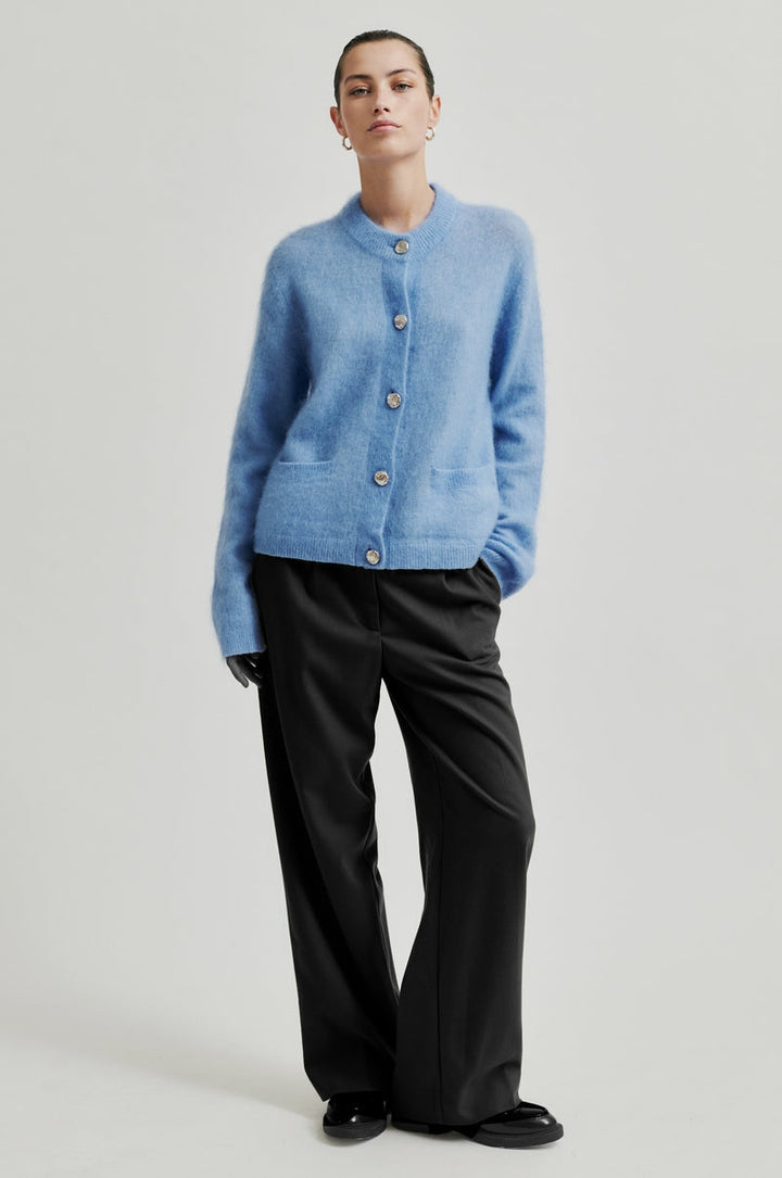 Anneleen Knit Cardigan - Vista Blue