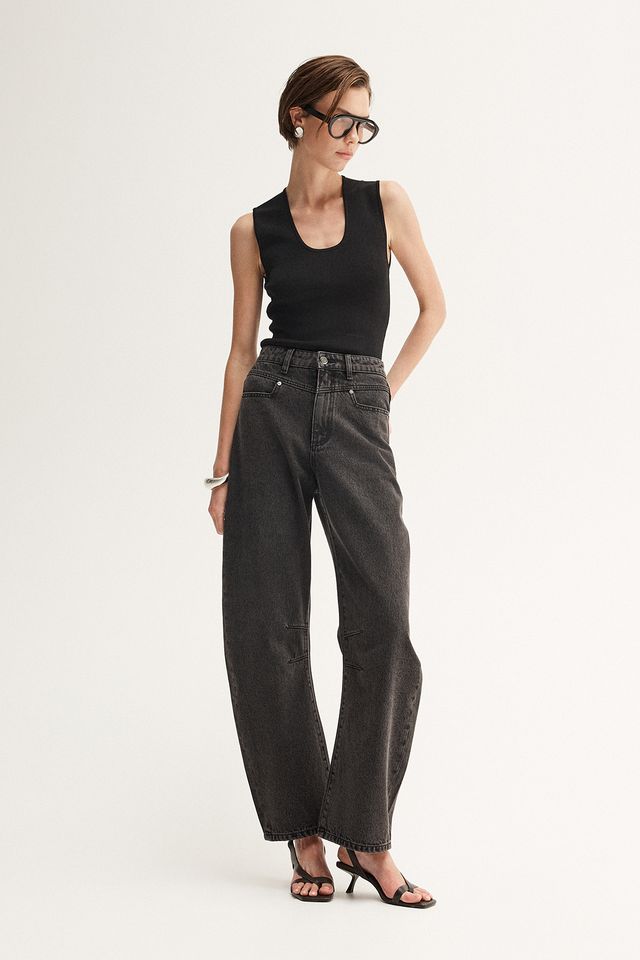 Chelsea Denim Jean - Black