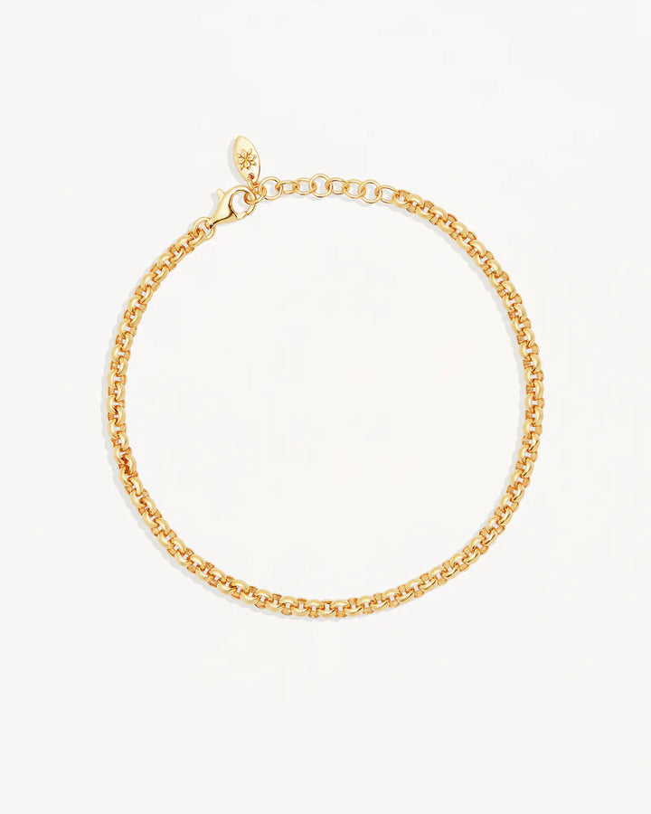 Belcher Chain Bracelet - 18k Gold Vermeil