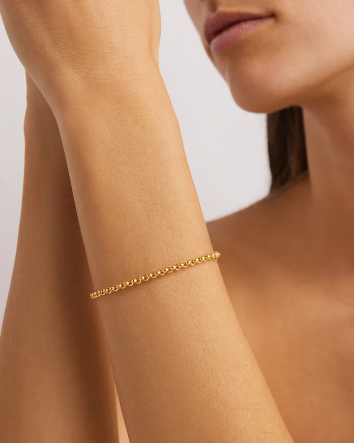 Belcher Chain Bracelet - 18k Gold Vermeil
