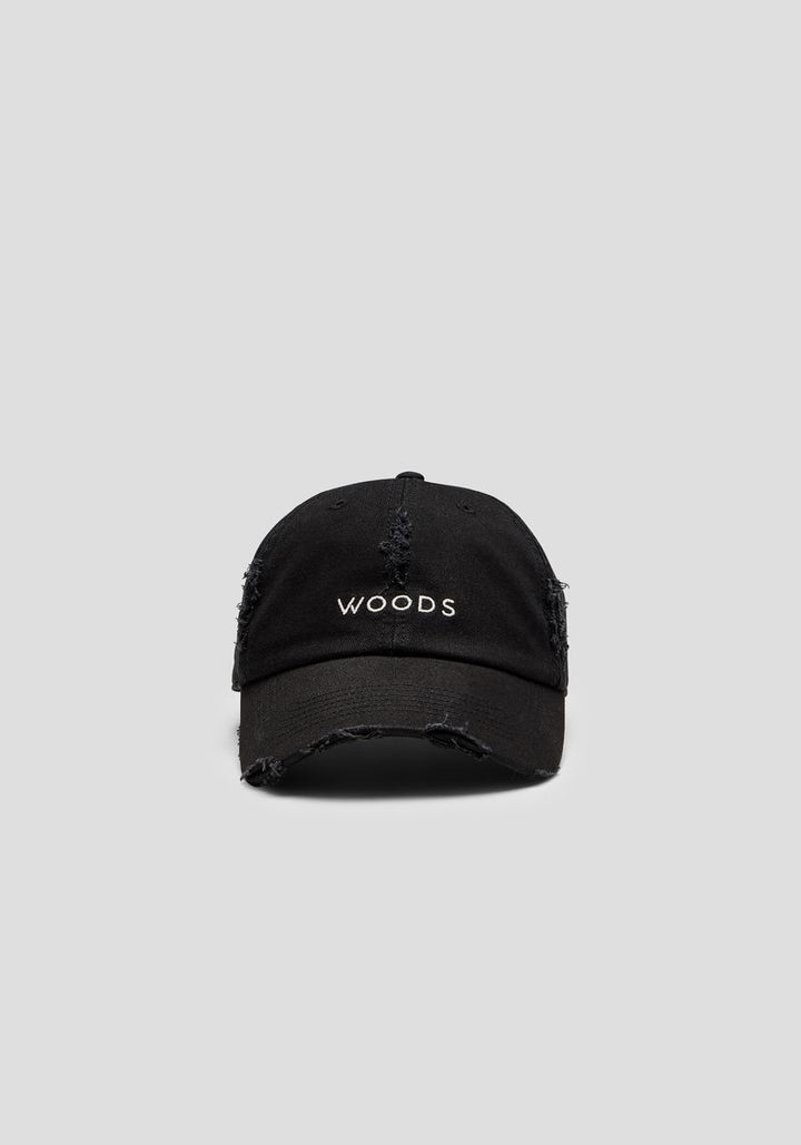 Woods Distressed Cap - Vintage Black
