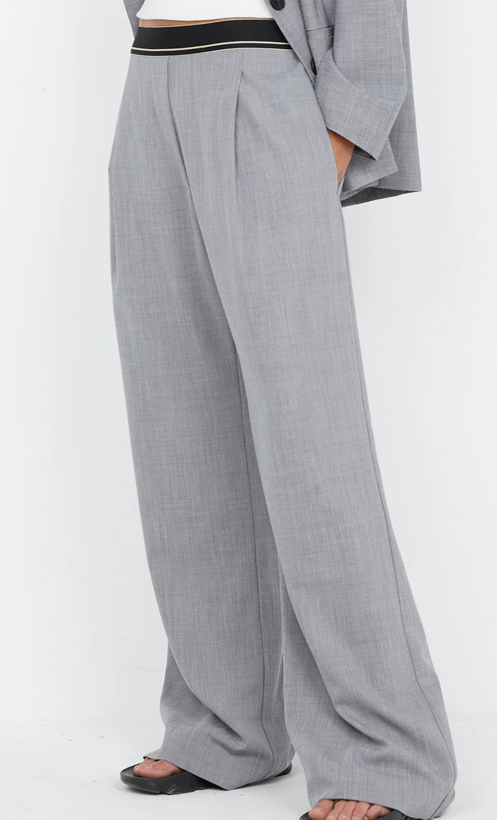 Jordin Pant - Charcoal Weave