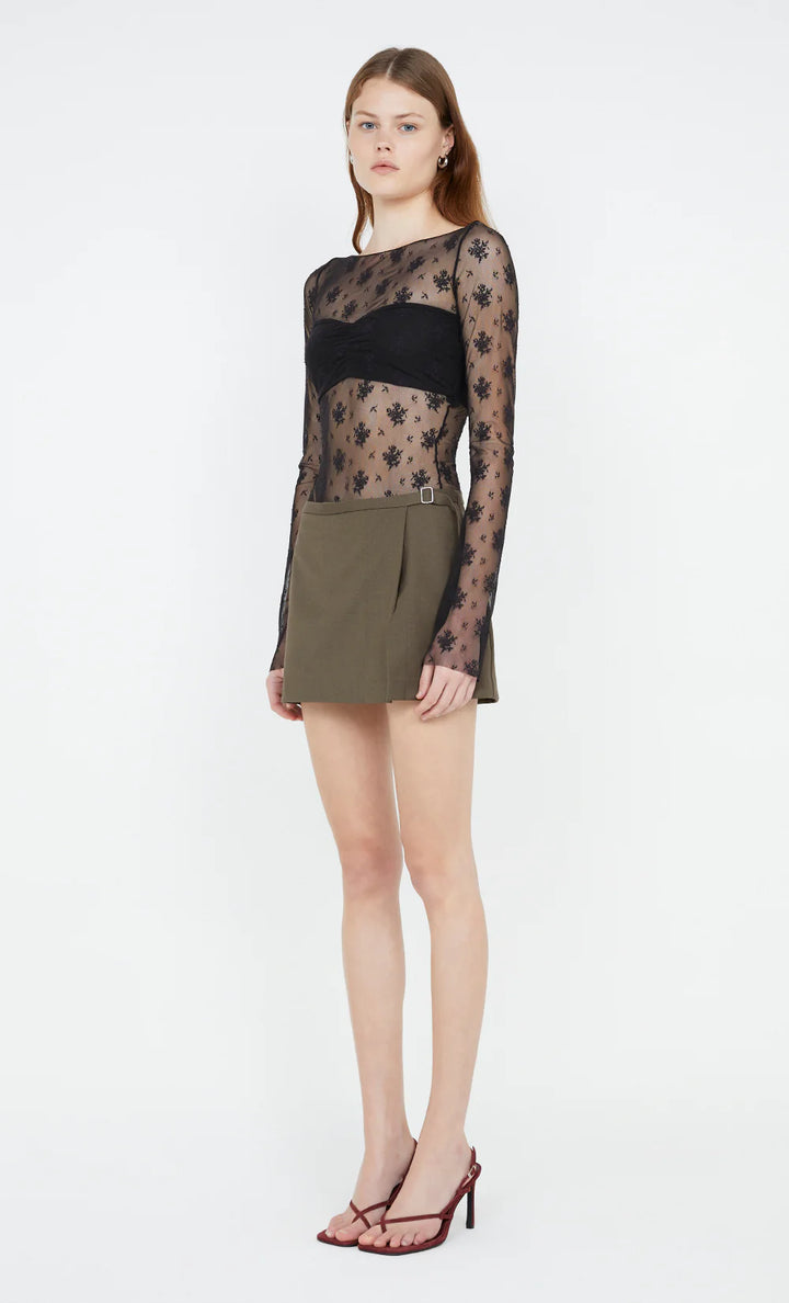 Kalena LS Bodysuit - Black