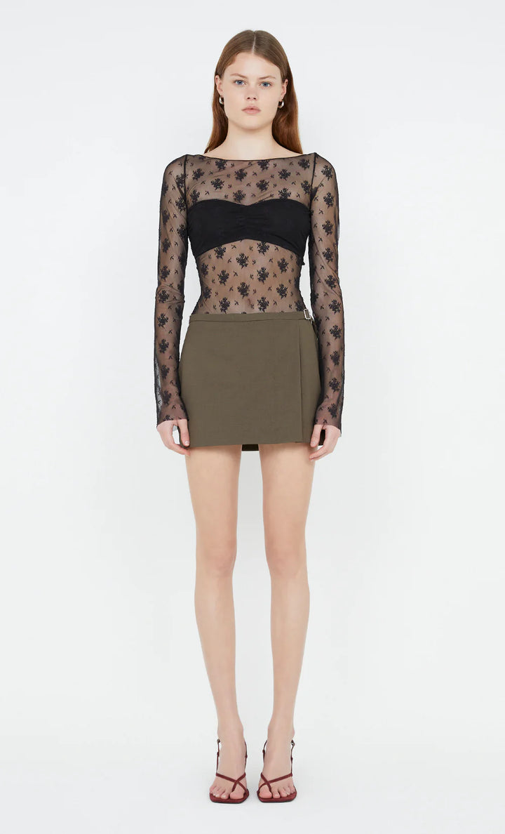 Kalena LS Bodysuit - Black