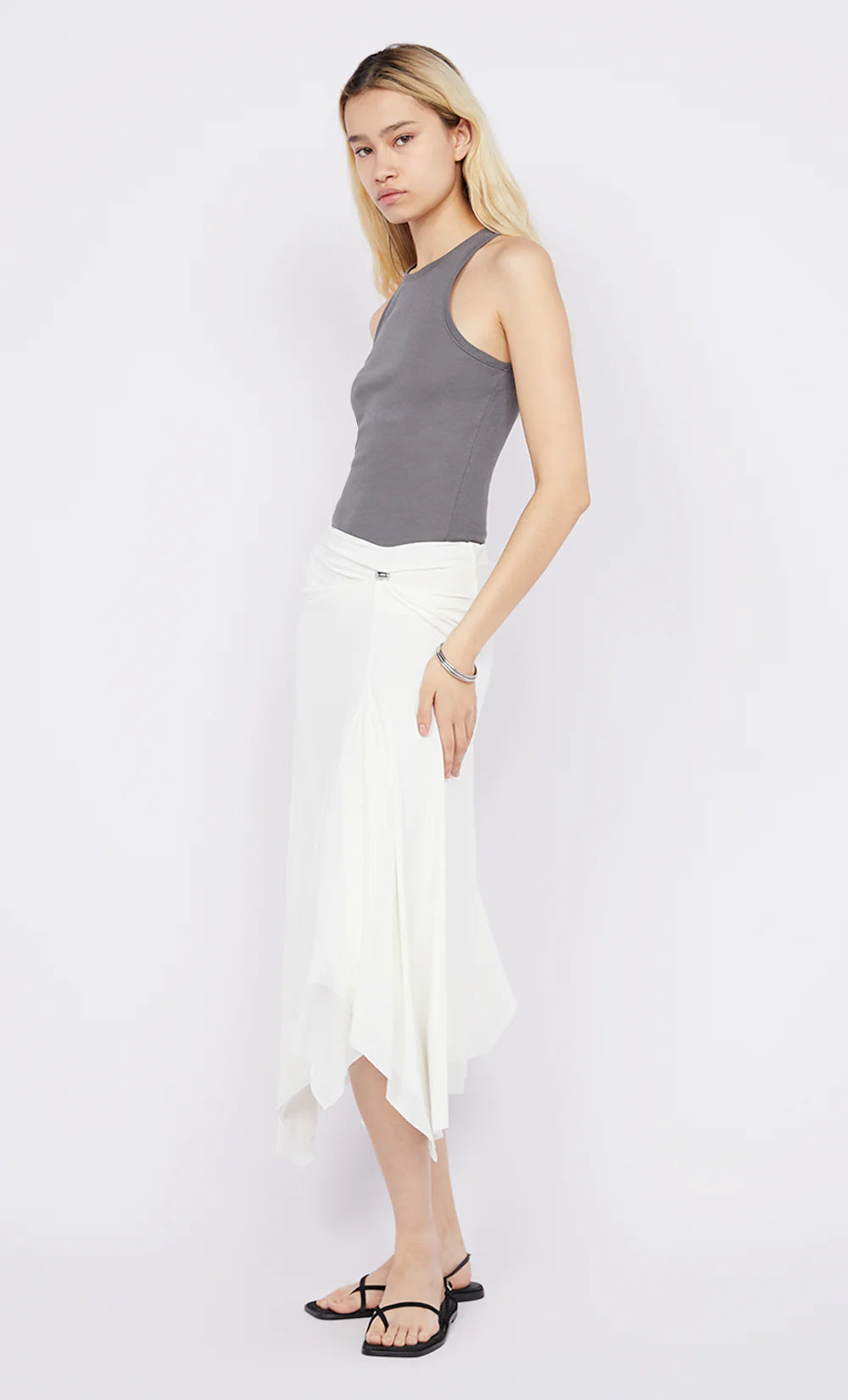 Seraphina Midi Skirt - White