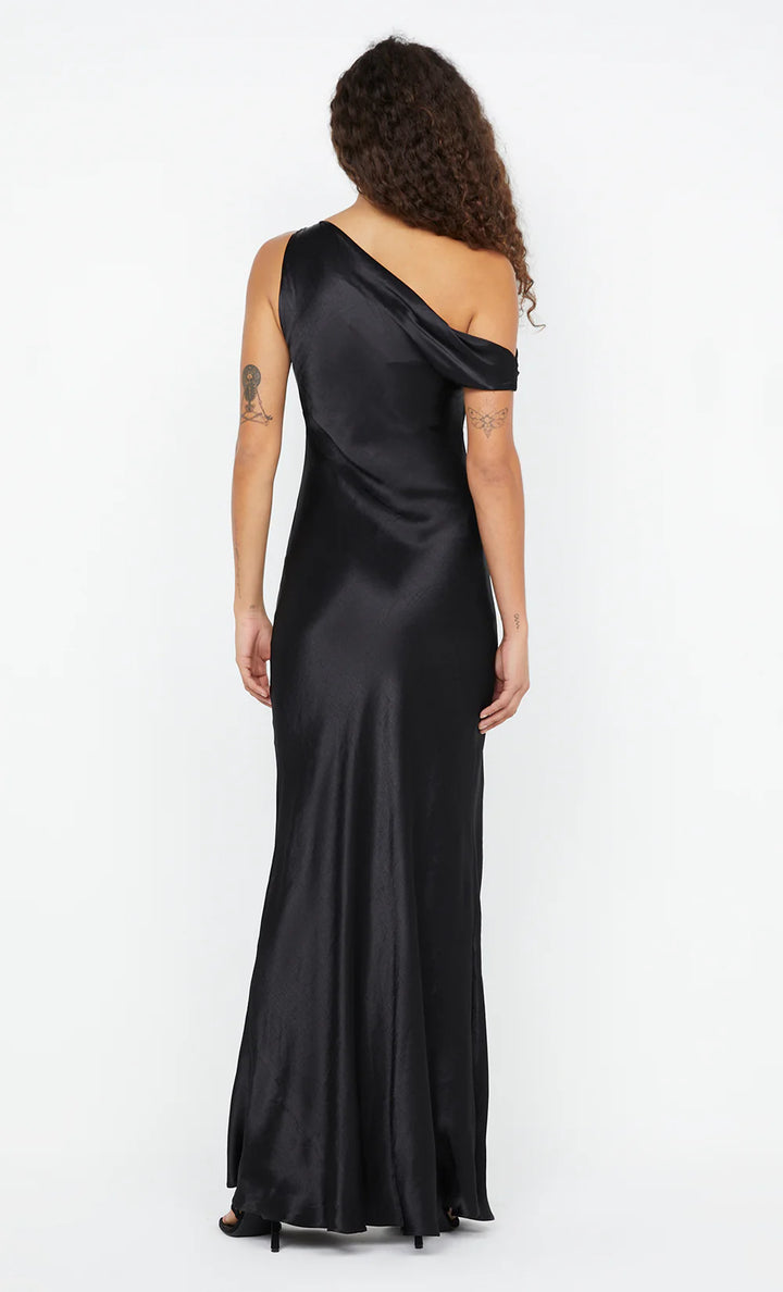 Sol Asym Dress - Black