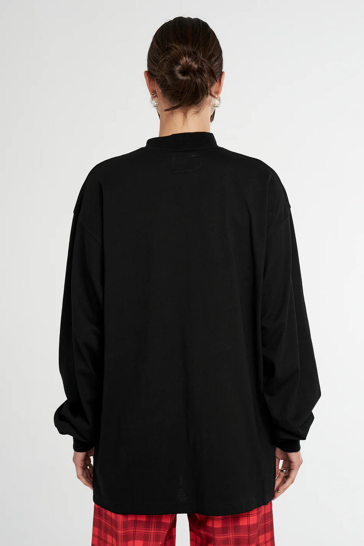Summi LS Band Tee - Black