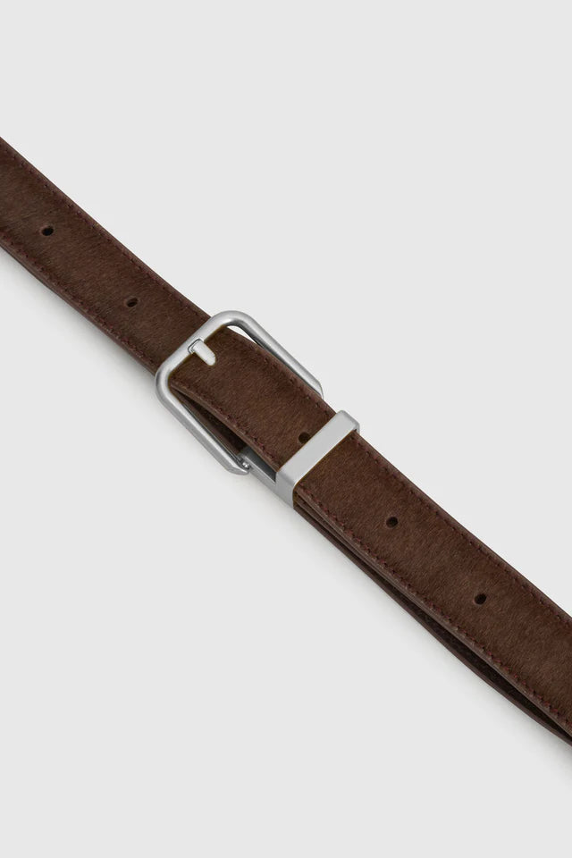 Blake Pony Belt - Chocolate
