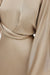 Alessia One Shoulder Long Sleeve Dress - Latte